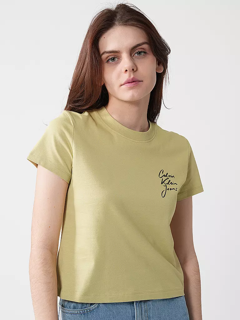 CALVIN KLEIN JEANS | T-Shirt  | olive