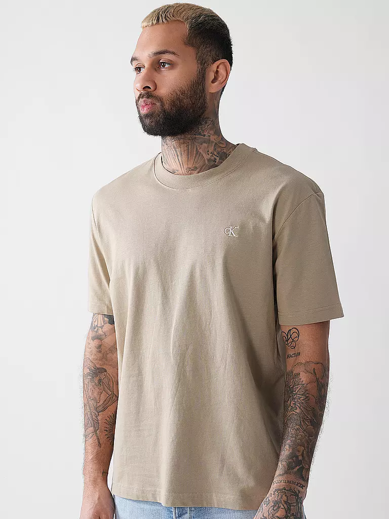 CALVIN KLEIN JEANS | T-Shirt  | beige