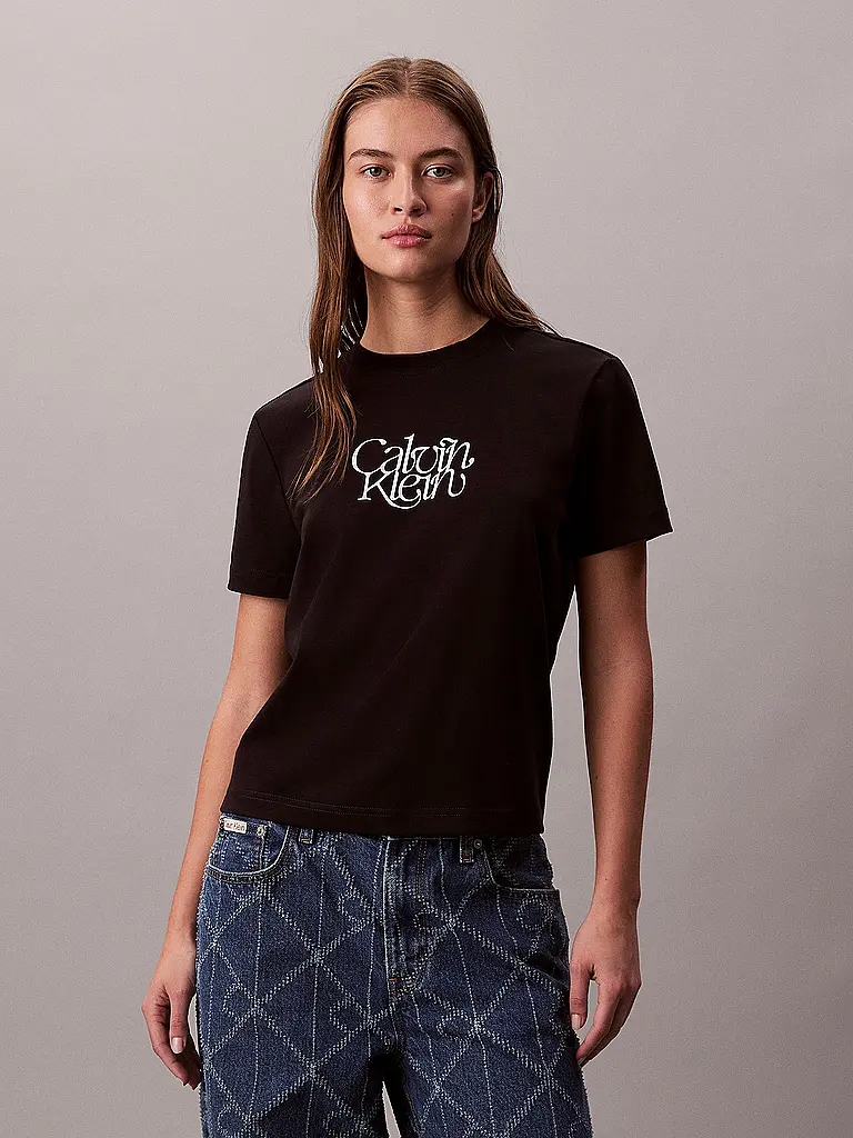 CALVIN KLEIN JEANS | T-Shirt  | schwarz