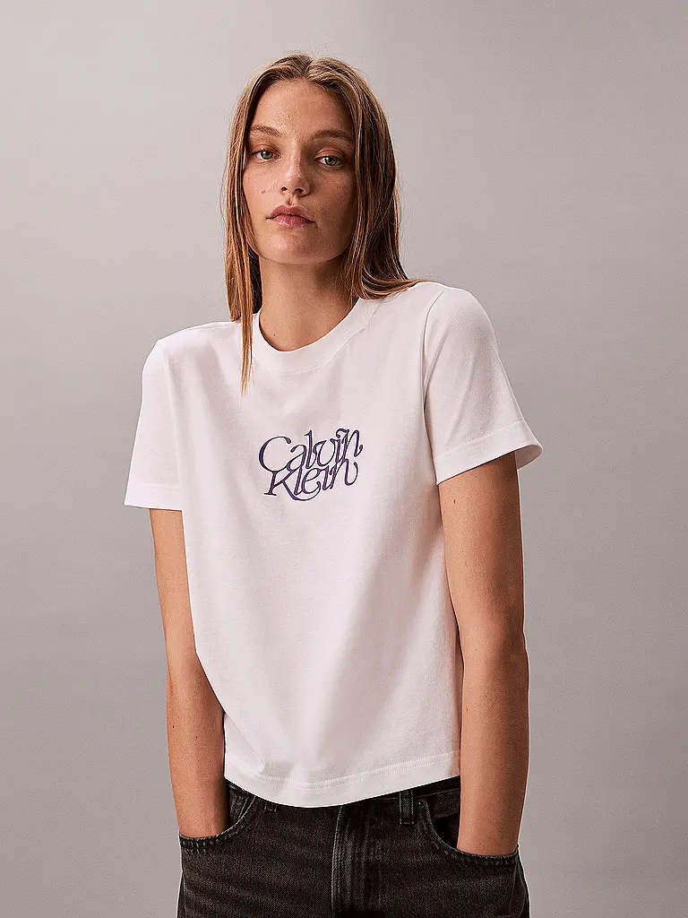 CALVIN KLEIN JEANS | T-Shirt  | weiss
