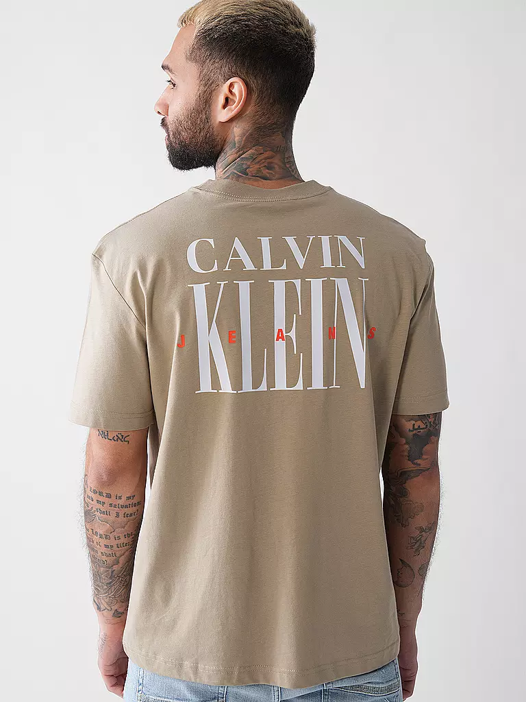 CALVIN KLEIN JEANS | T-Shirt  | beige