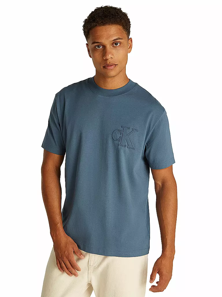 CALVIN KLEIN JEANS | T-Shirt  | dunkelblau