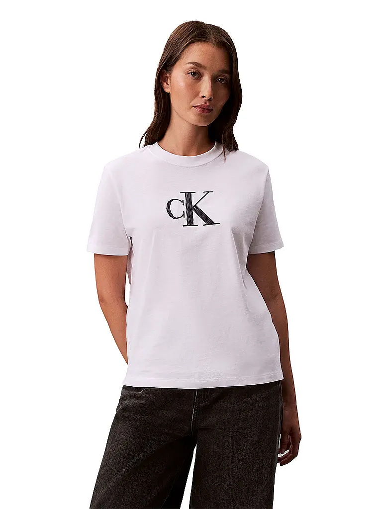 CALVIN KLEIN JEANS | T-Shirt  | Weiss