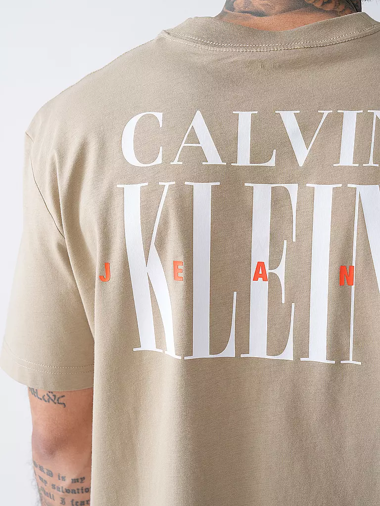 CALVIN KLEIN JEANS | T-Shirt  | beige
