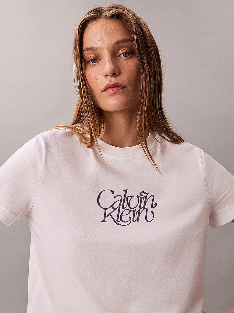 CALVIN KLEIN JEANS | T-Shirt  | weiss