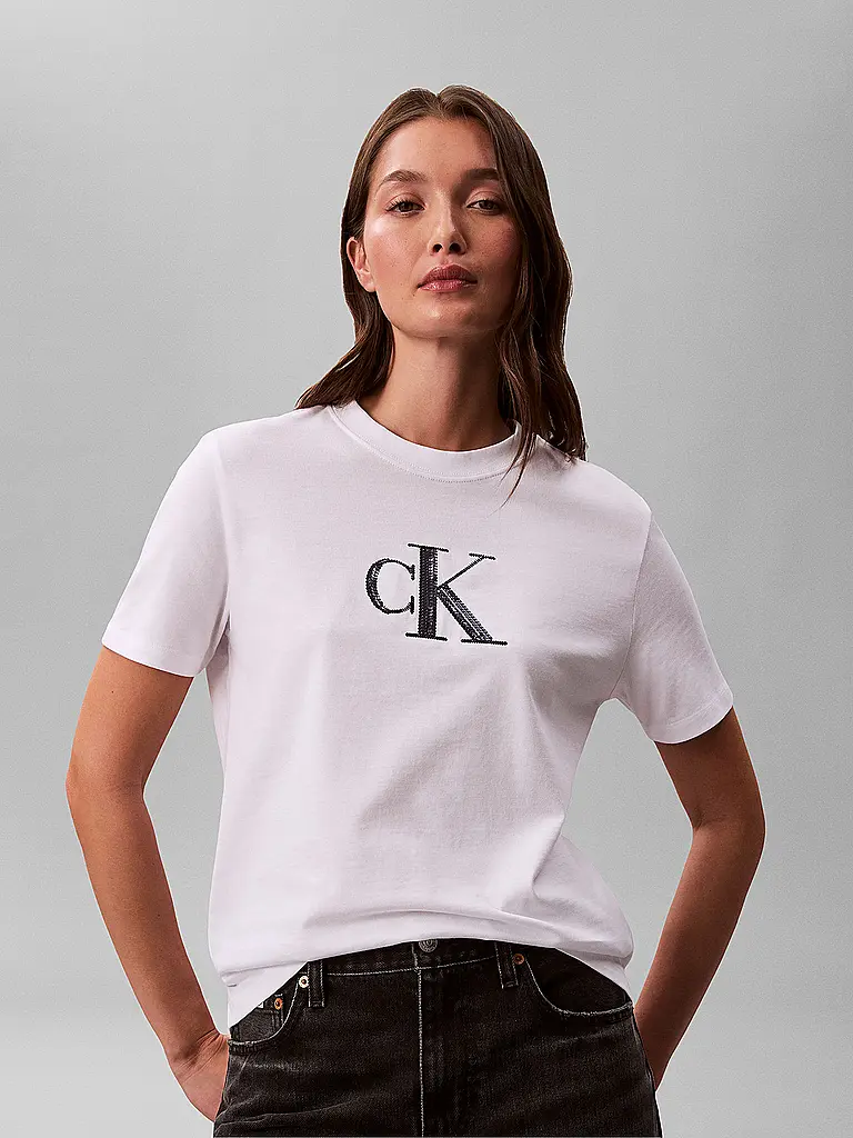 CALVIN KLEIN JEANS | T-Shirt  | Weiss