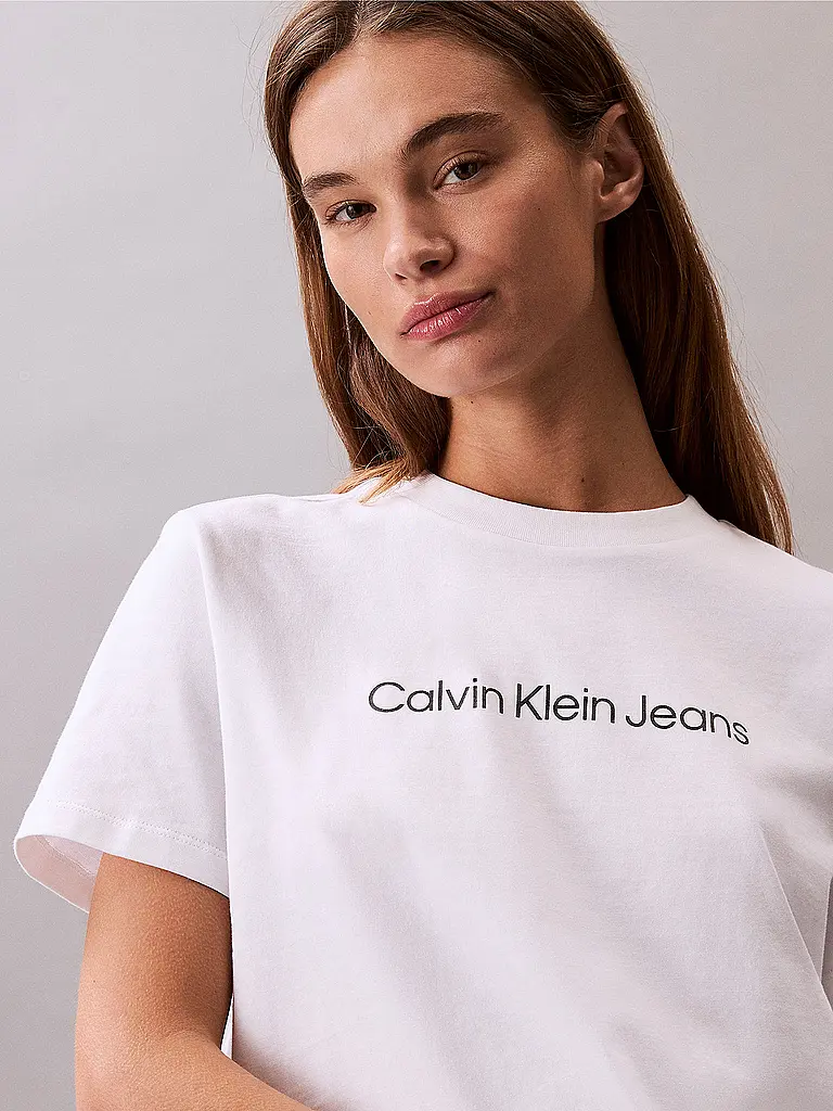 CALVIN KLEIN JEANS | T-Shirt  | weiss