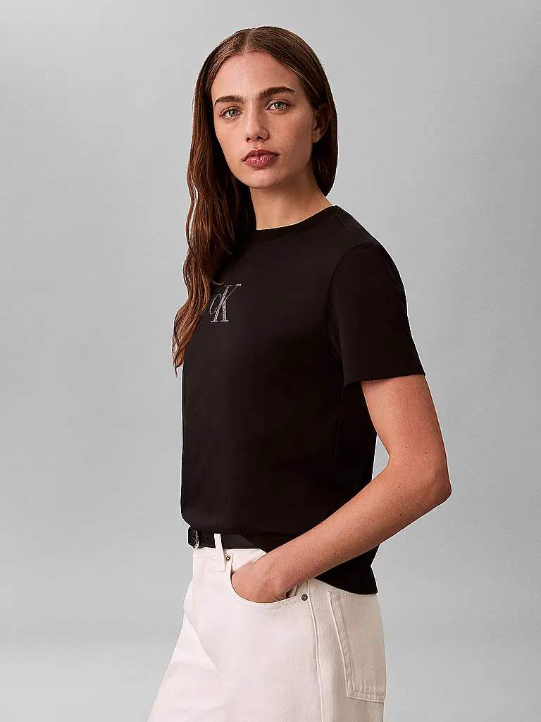 CALVIN KLEIN JEANS | T-Shirt  | Schwarz
