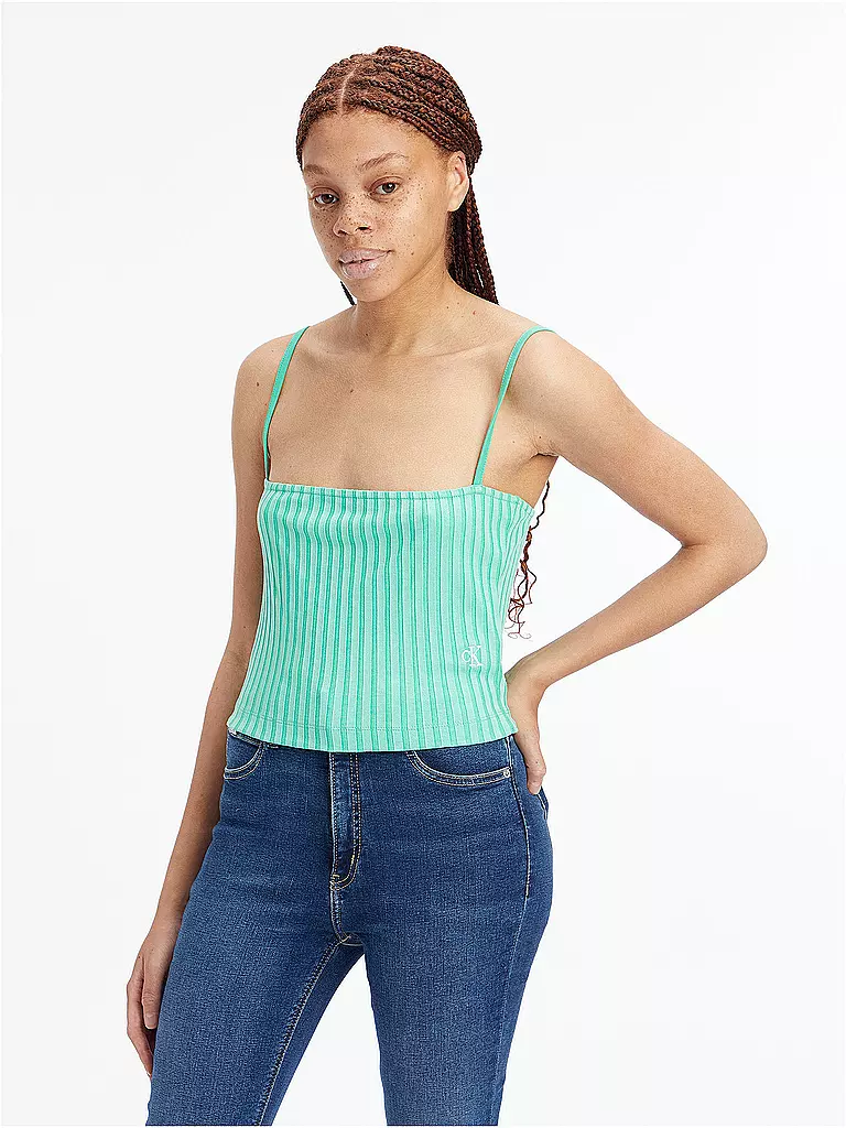 CALVIN KLEIN JEANS | Top Cropped Fit  | mint