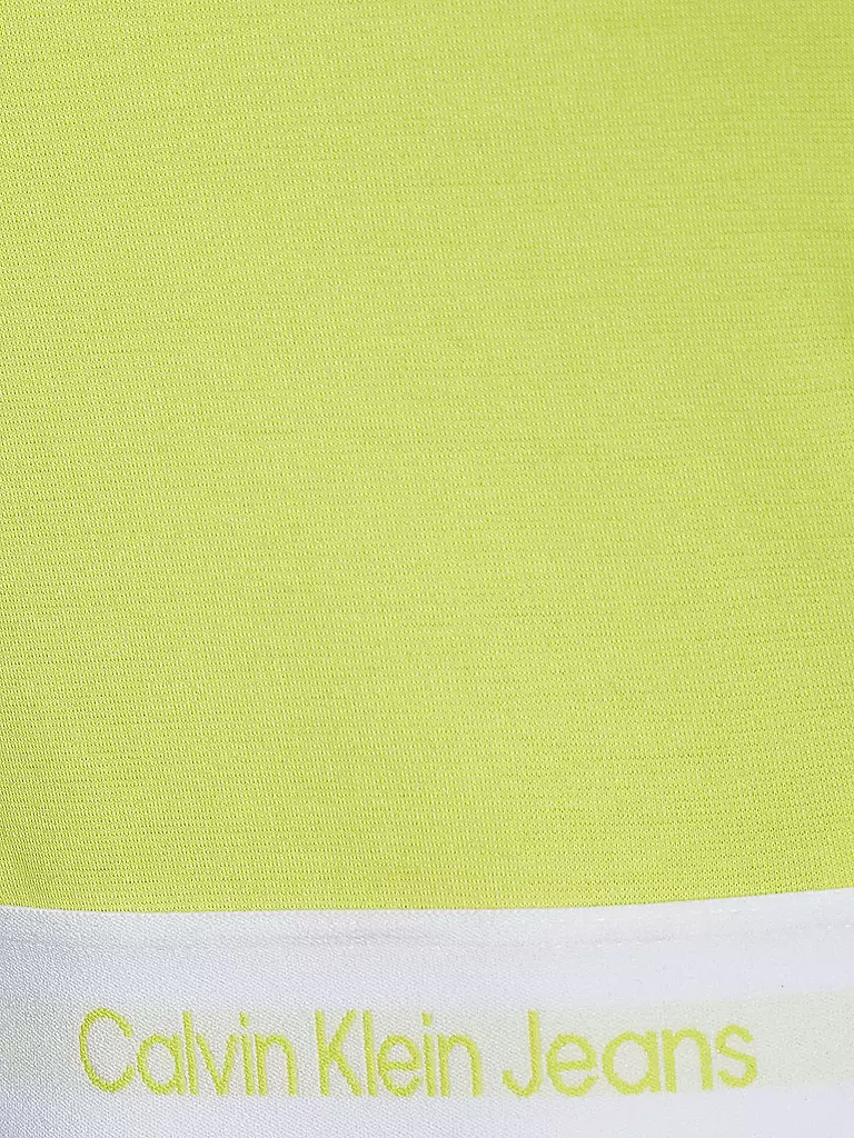 CALVIN KLEIN JEANS | Top Cropped Fit  | gelb