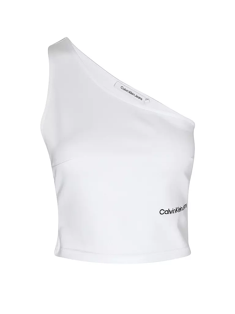 CALVIN KLEIN JEANS | Top Cropped Fit | weiss