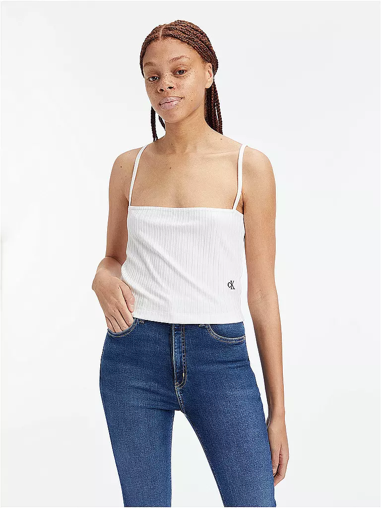 CALVIN KLEIN JEANS | Top Cropped Fit | mint