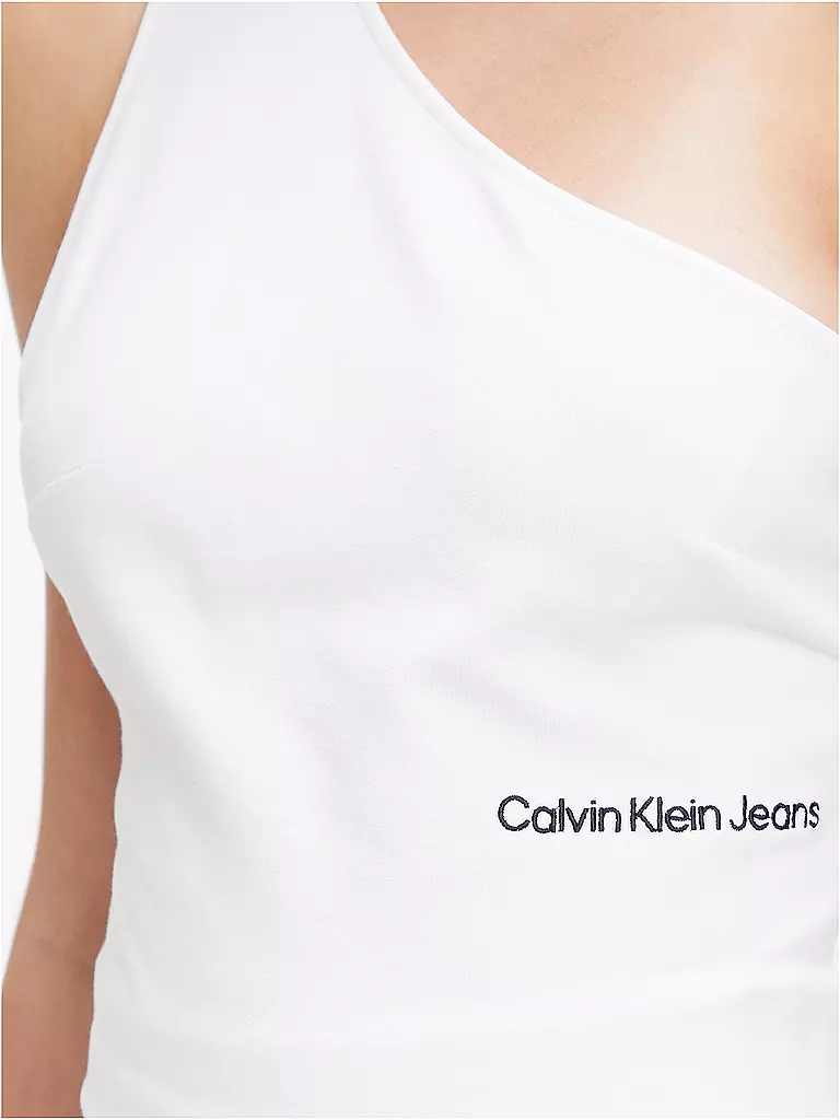 CALVIN KLEIN JEANS | Top Cropped Fit | weiss