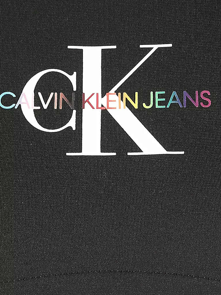 CALVIN KLEIN JEANS | Top Cropped Milano | schwarz