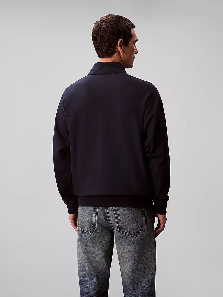 CALVIN KLEIN JEANS | Troyer Sweater | dunkelblau