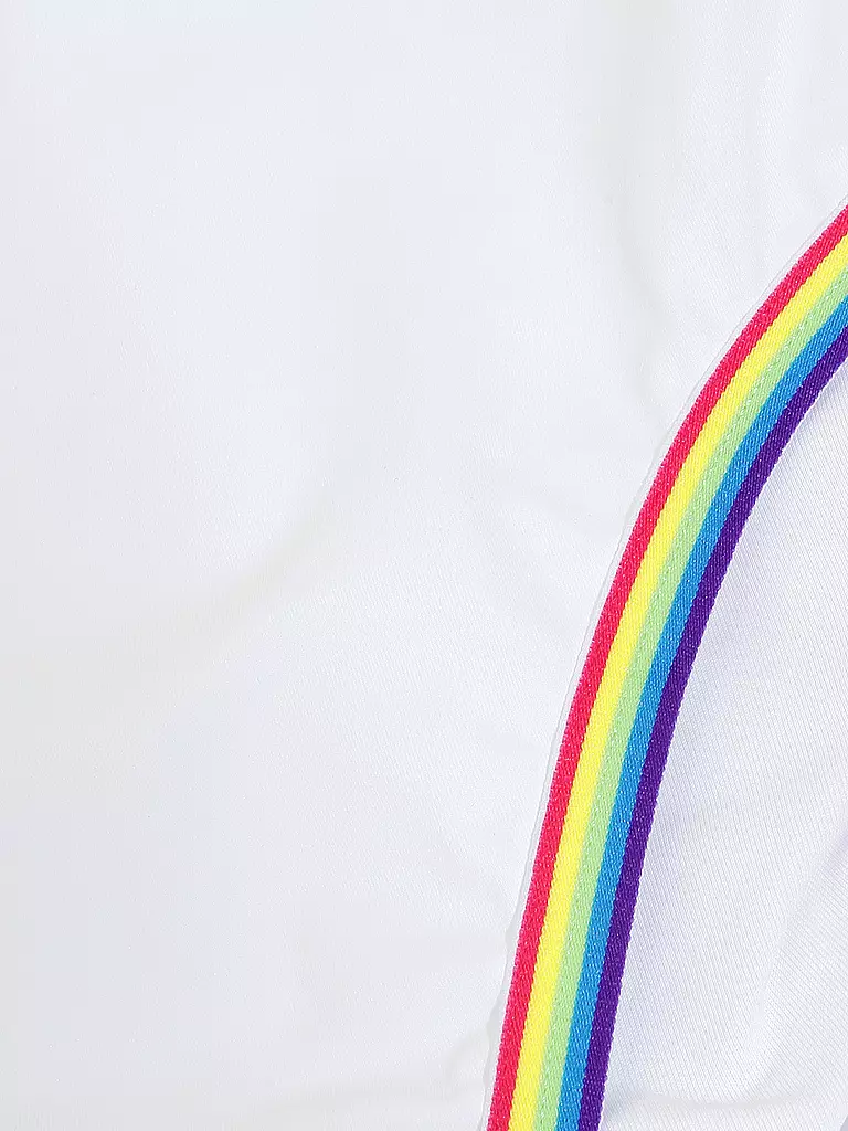CALVIN KLEIN | Badeanzug " Rainbow " | weiß