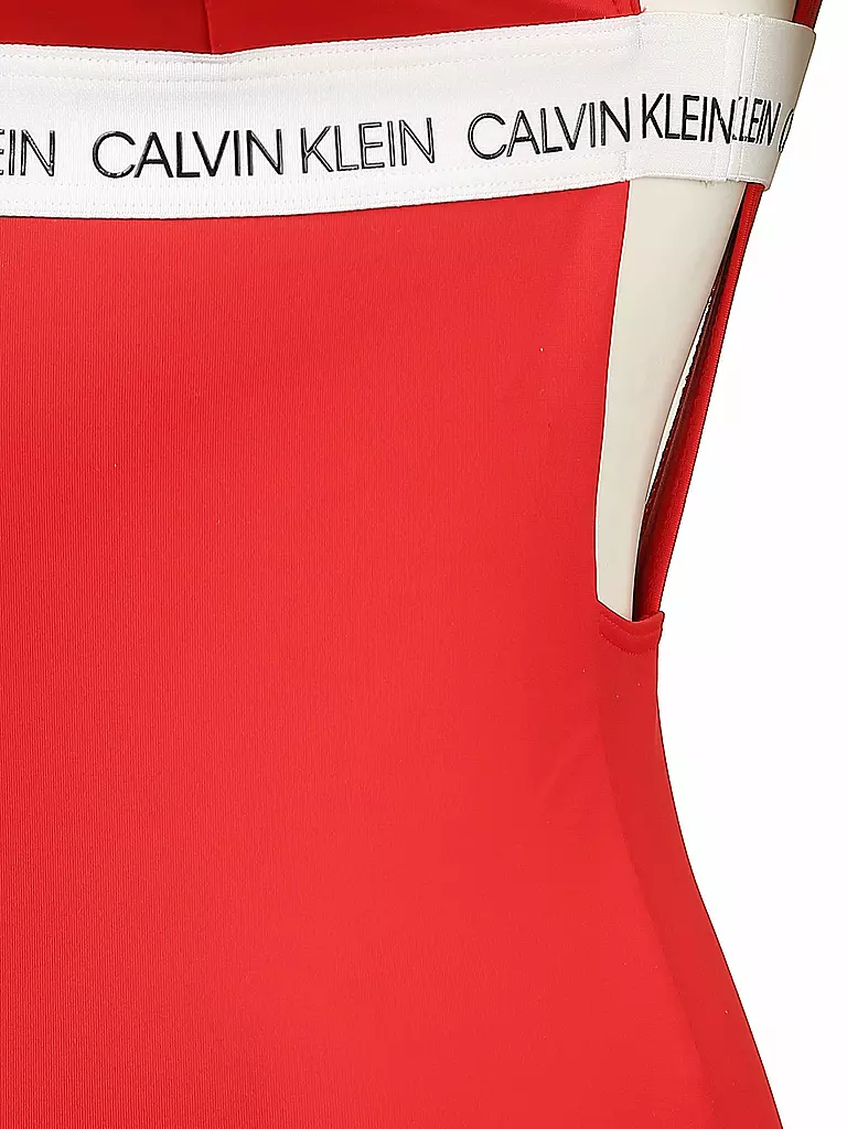 CALVIN KLEIN | Badeanzug | rot