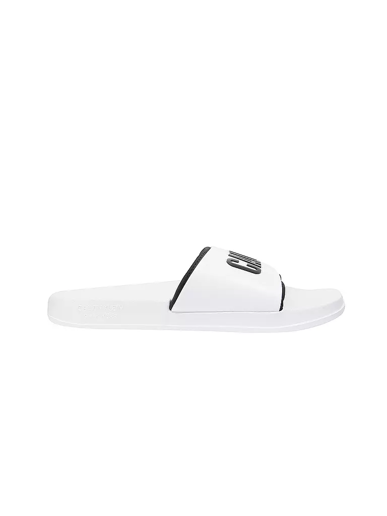 CALVIN KLEIN | Badeschuhe - Slides | weiß