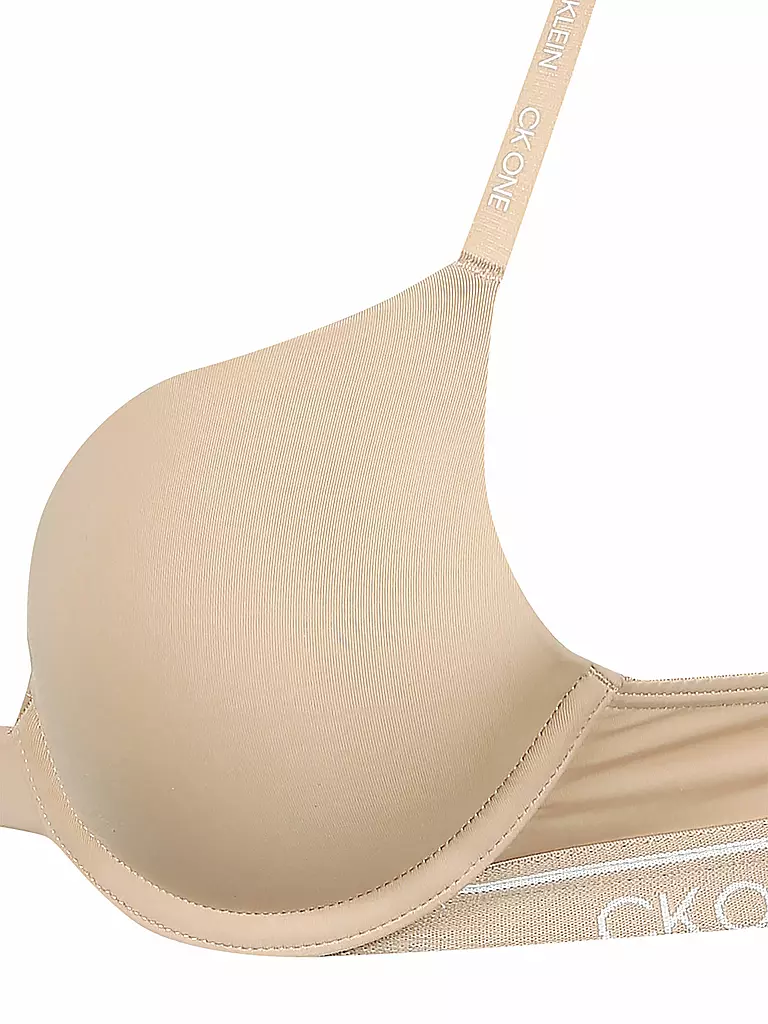 CALVIN KLEIN | BH Push Up "CK One" honey almond | beige