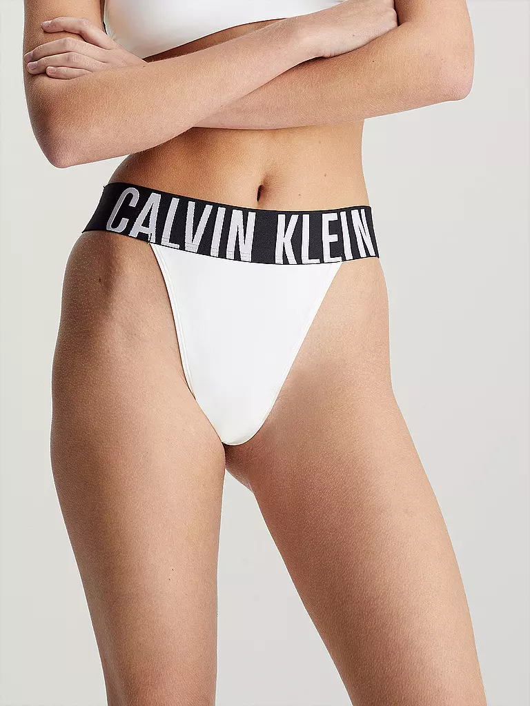 CALVIN KLEIN | Bikinihose - String | Weiss