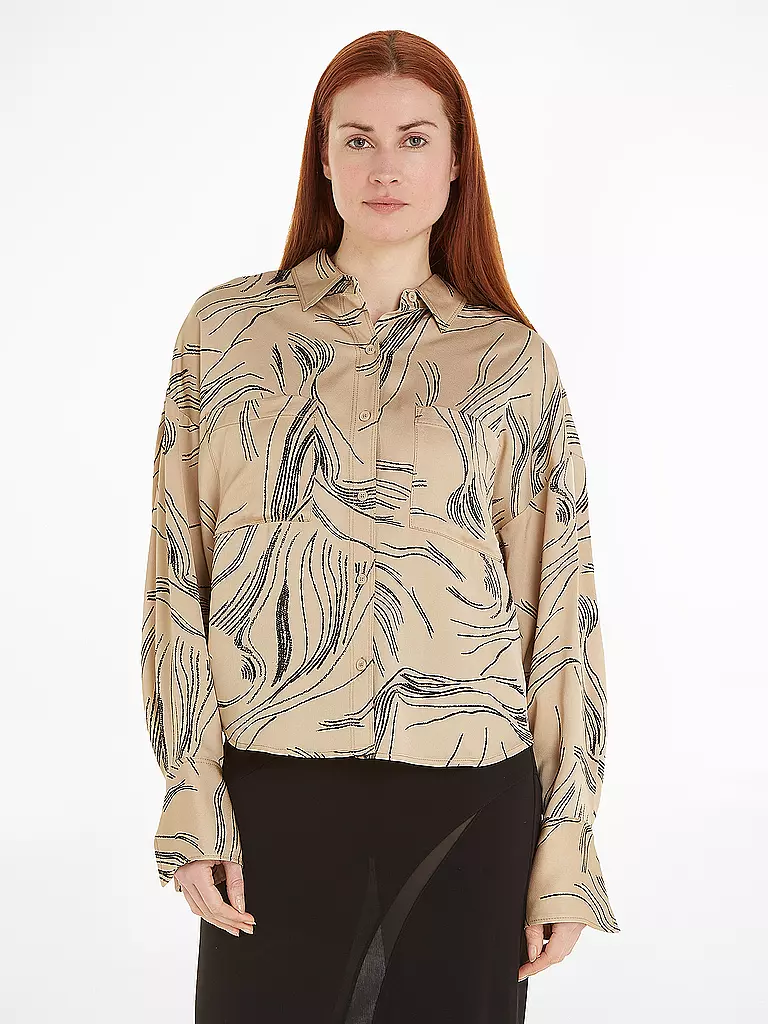 CALVIN KLEIN | Bluse | beige