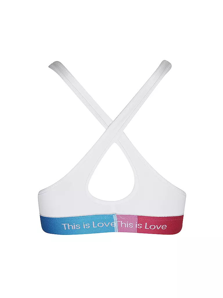CALVIN KLEIN | Bralette PRIDE white | weiss