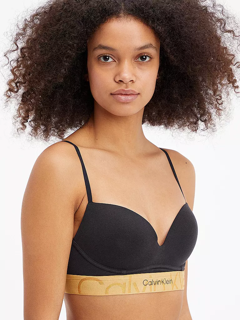 CALVIN KLEIN | Bralette Push Up Black | schwarz