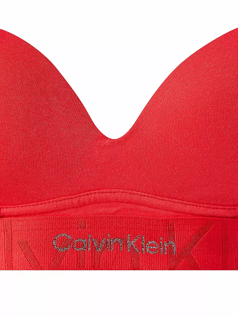 CALVIN KLEIN | Bralette Push Up Red | rot