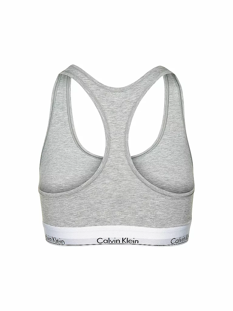 CALVIN KLEIN | Bustier "Bralette - Modern Cotton" | grau