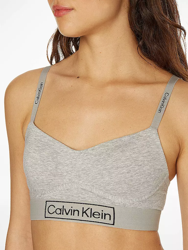 CALVIN KLEIN | Bustier gefüttert | grau