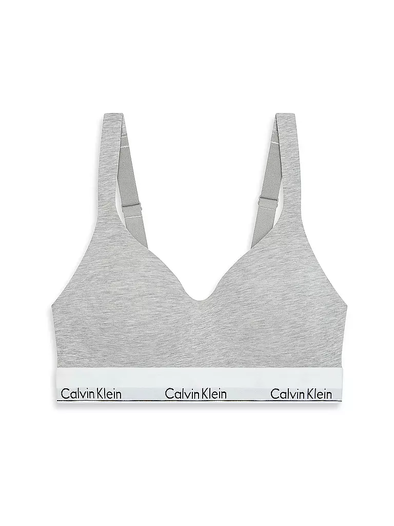 CALVIN KLEIN | Bustier grey | hellgrau