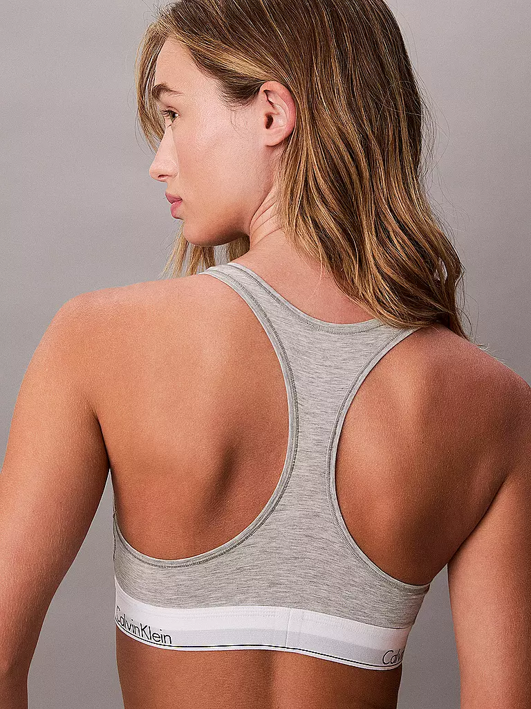 CALVIN KLEIN | Bustier grey | schwarz