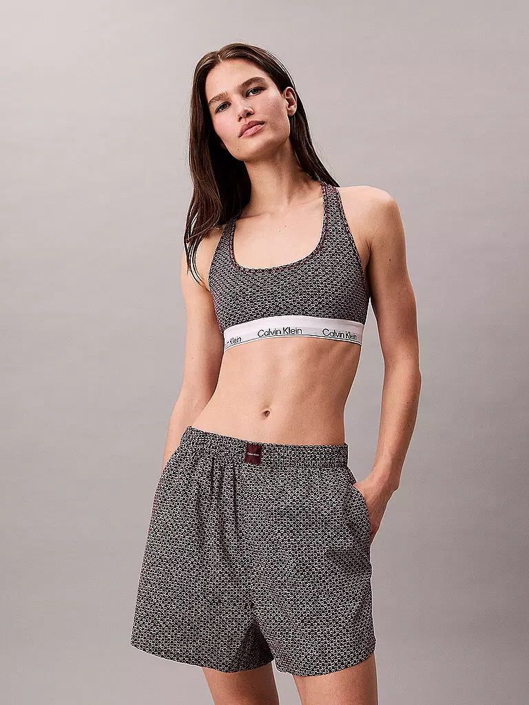 CALVIN KLEIN | Bustier purple | dunkelrot