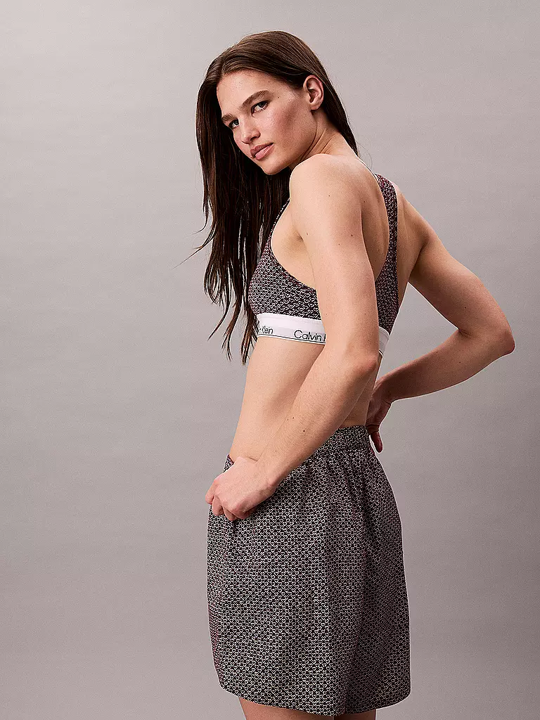 CALVIN KLEIN | Bustier purple | dunkelrot