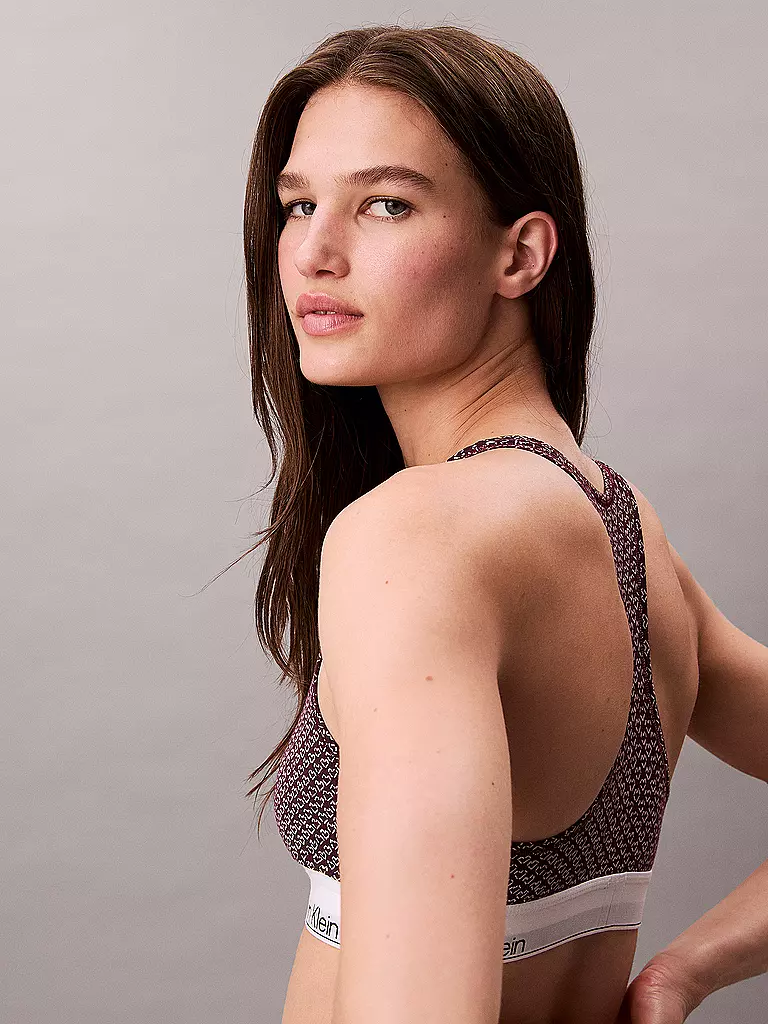CALVIN KLEIN | Bustier purple | dunkelrot