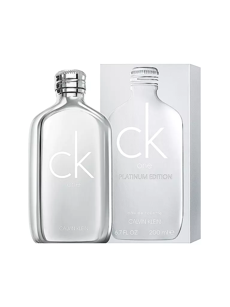 CALVIN KLEIN | ck One Platinum Eau de Toilette 200ml | transparent