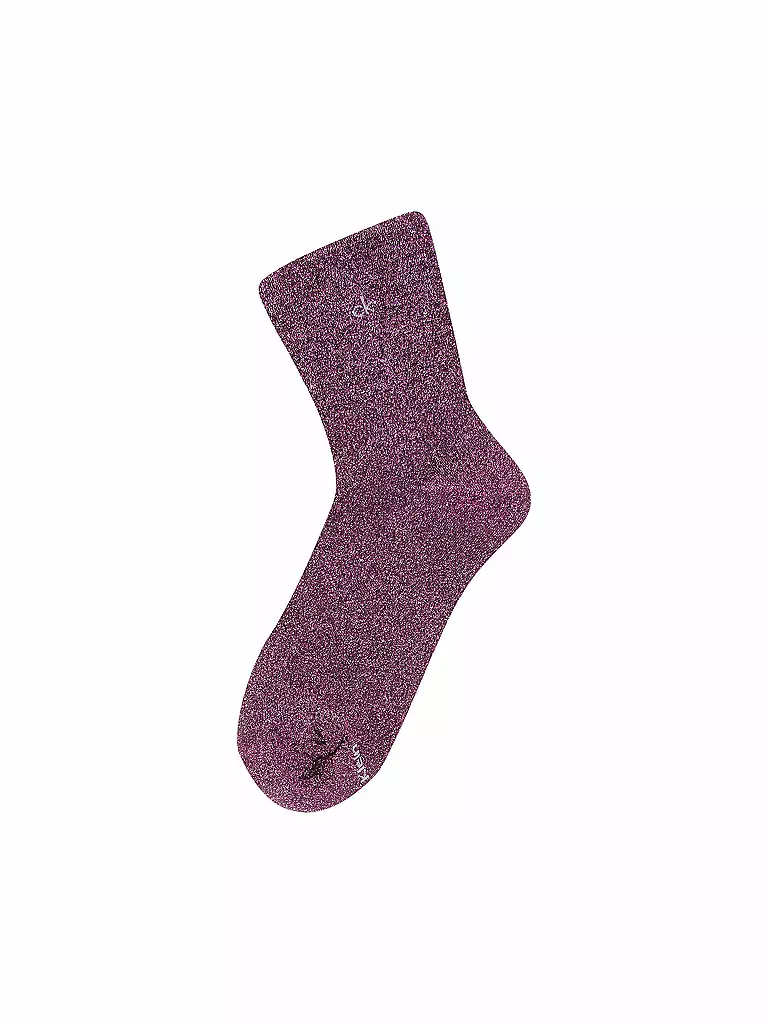 CALVIN KLEIN | Damen-Socken "Glitter" (Wild Aster) | 