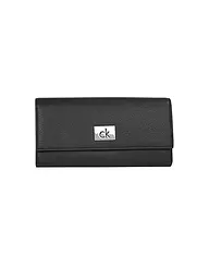 CALVIN KLEIN | Geldbörse CK PLAQUE Large | schwarz