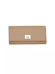 CALVIN KLEIN | Geldbörse CK PLAQUE Large | camel