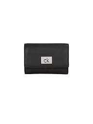 CALVIN KLEIN | Geldbörse CK PLAQUE Small | schwarz