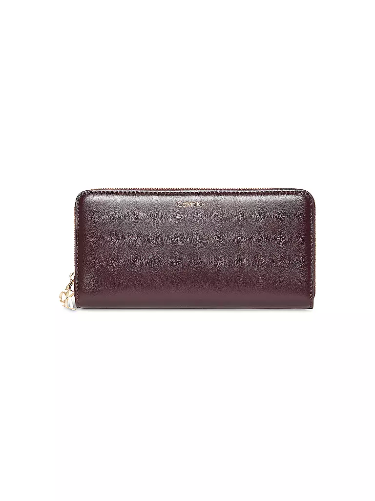 CALVIN KLEIN | Geldbörse CK PULLER Large | dunkelrot