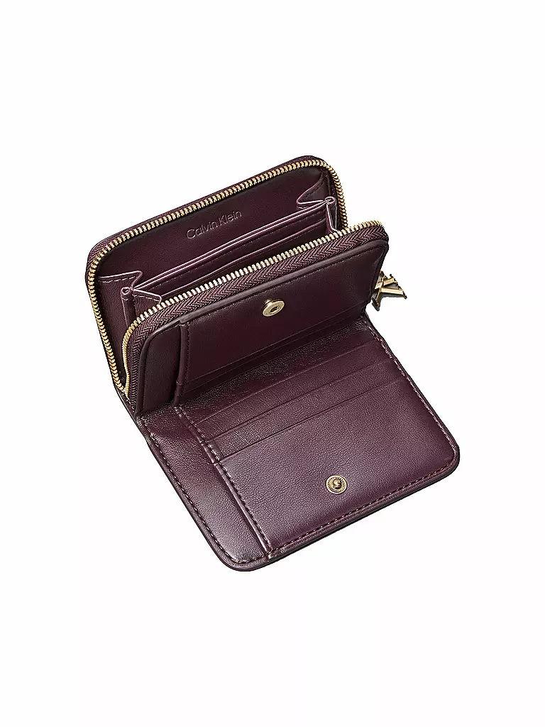 CALVIN KLEIN | Geldbörse CK PULLER Medium | dunkelrot