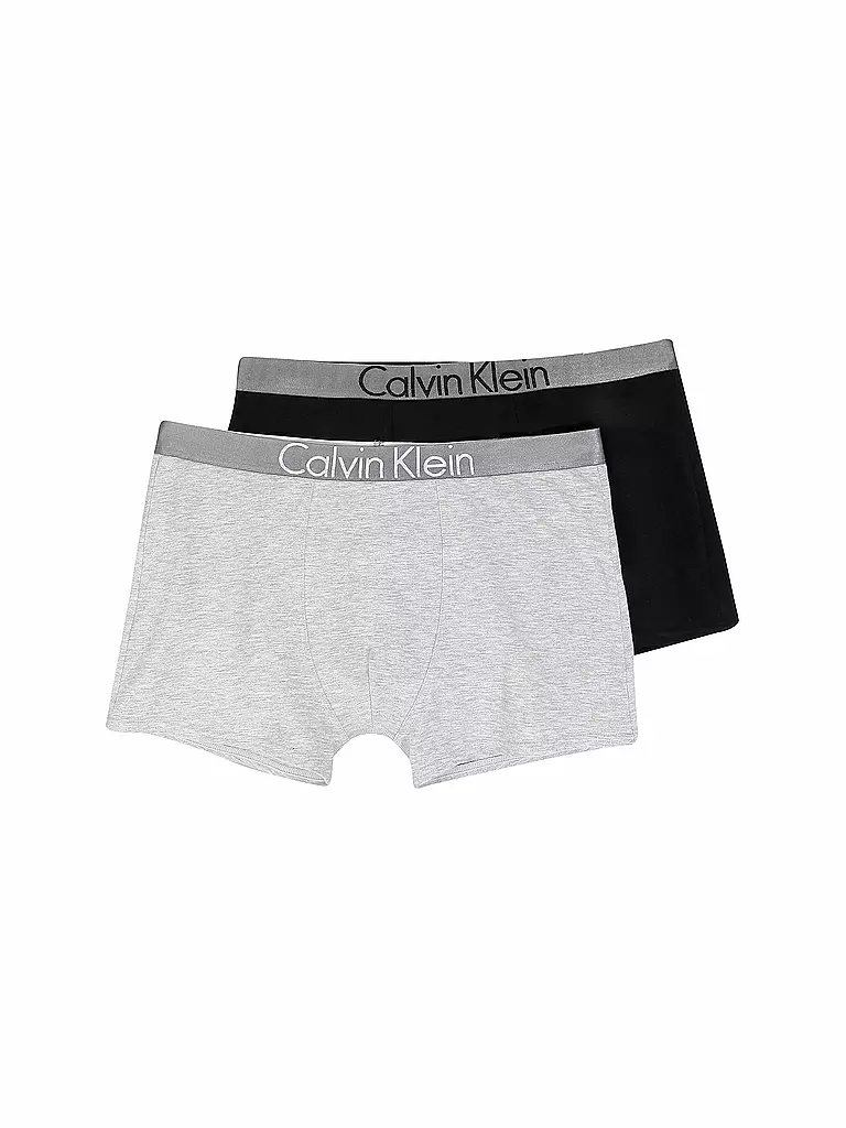 CALVIN KLEIN | Jungen Pants 2er Pkg Customized Stretch grey black | hellgrau