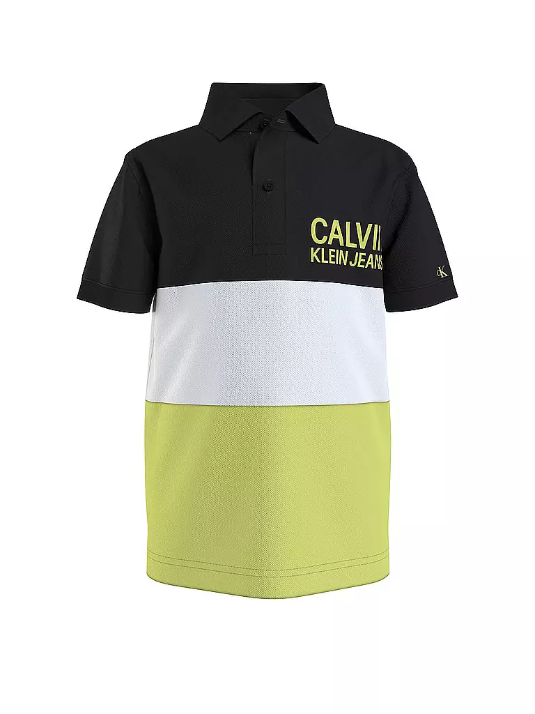 CALVIN KLEIN | Jungen Poloshirt  | gelb