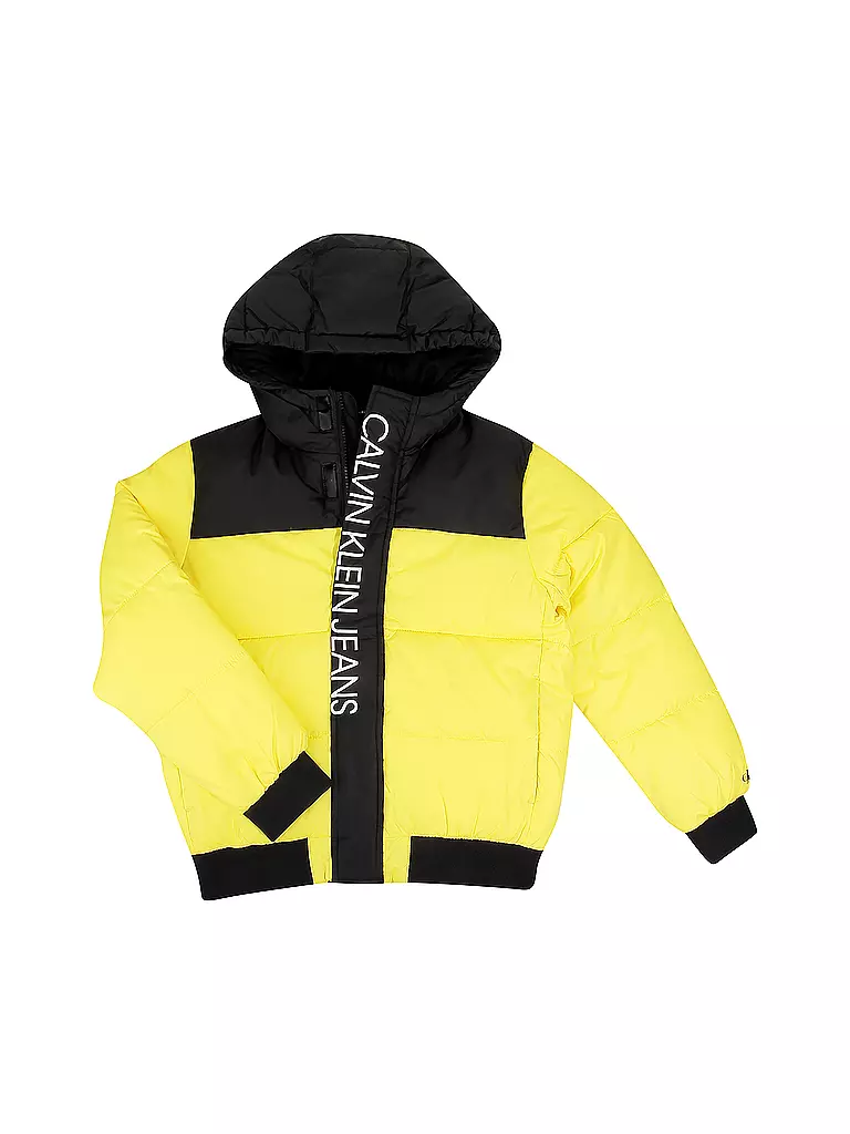 CALVIN KLEIN | Jungen Steppjacke - Bomberjacke | gelb