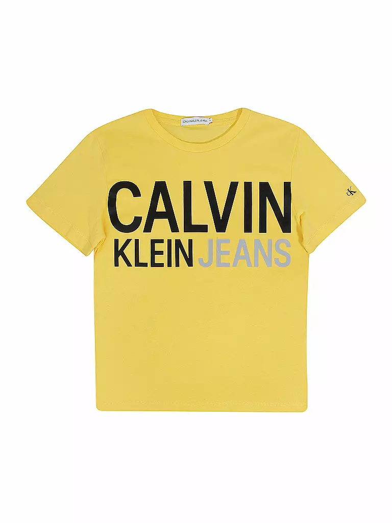 CALVIN KLEIN | Jungen T-Shirt | gelb