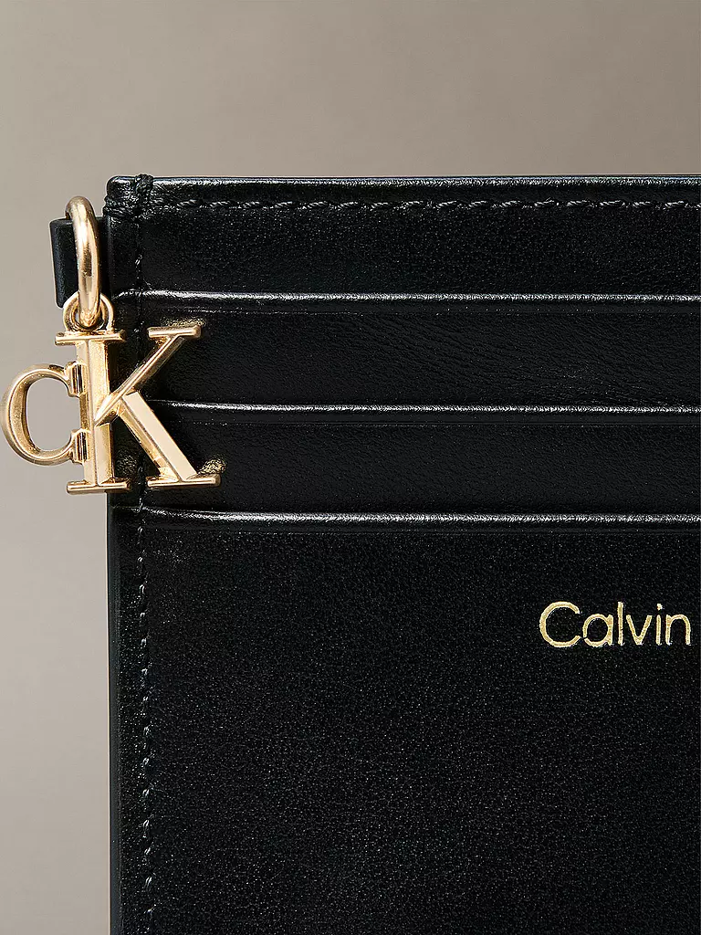 CALVIN KLEIN | Kartenetui CK PULLER | dunkelrot