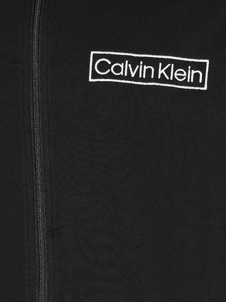 CALVIN KLEIN | Loungewear Sweatjacke  | schwarz
