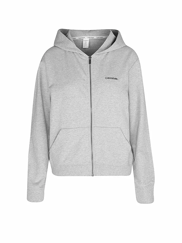 CALVIN KLEIN | Loungewear Sweatjacke | grau