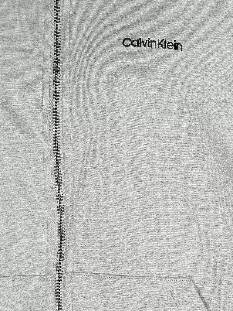 CALVIN KLEIN | Loungewear Sweatjacke | grau
